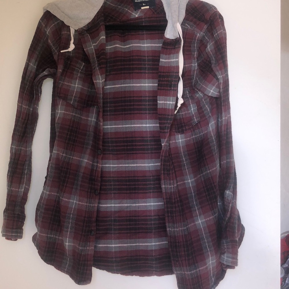 FLANNEL WITH HOOD